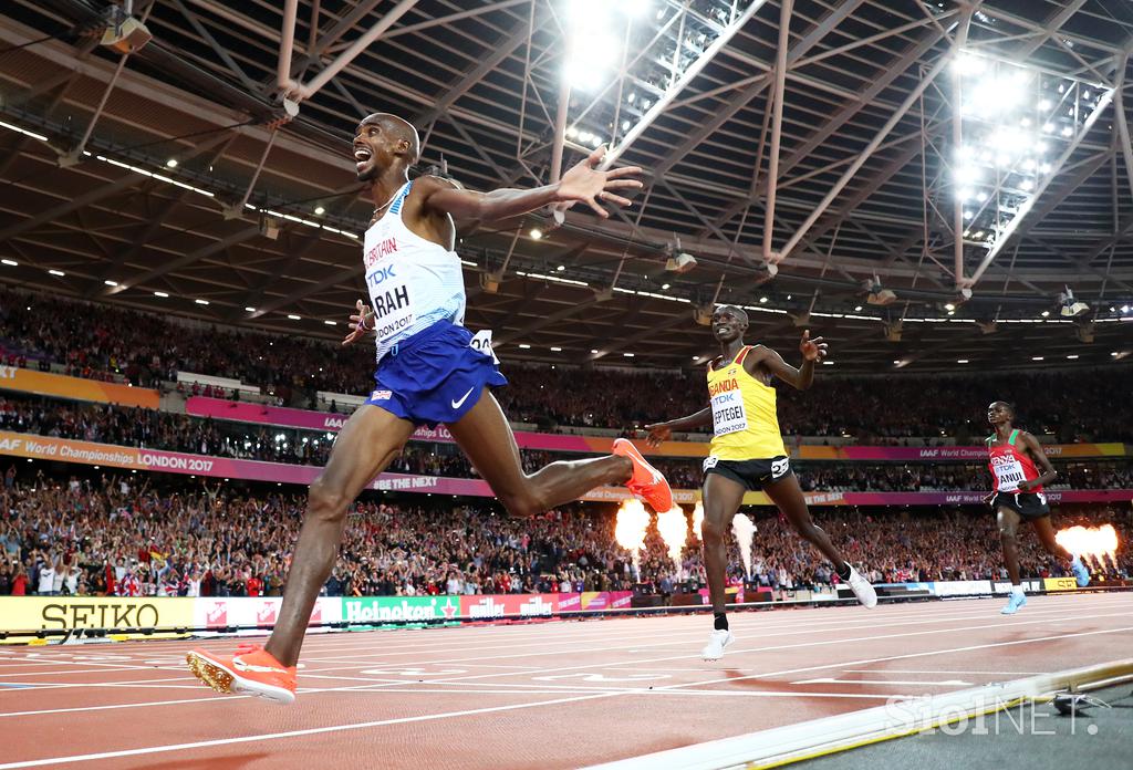 Mo Farah 10.000m London 2017