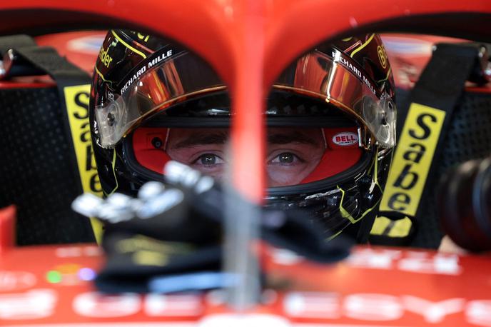 Monza Charles Leclerc Ferrari | Charles Leclerc je na petkovih treningih nakazal boljši formo Ferrarija kot na prejšnjih dirkah. | Foto Reuters