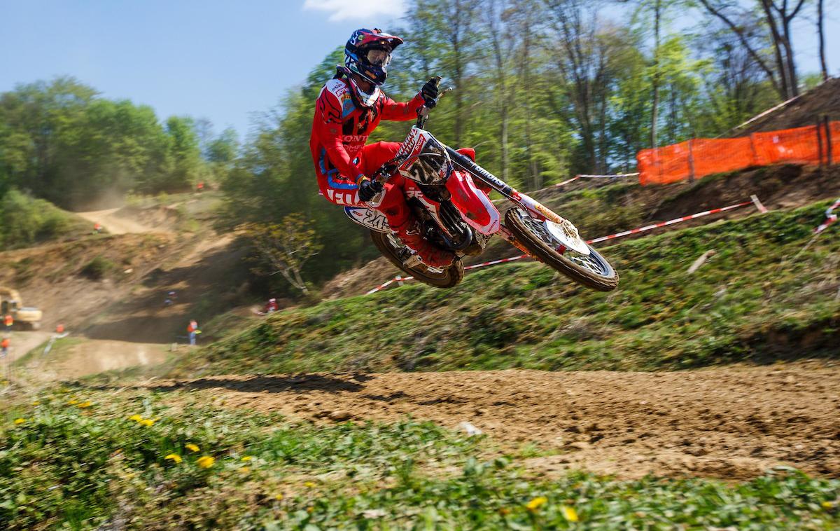 Tim Gajser motokros MXGP Brežice | Motokrosisti domačo sezono začenjajo sredi junija. | Foto Grega Valančič/Sportida