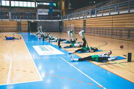 slovenska košarkarska reprezentanca trening