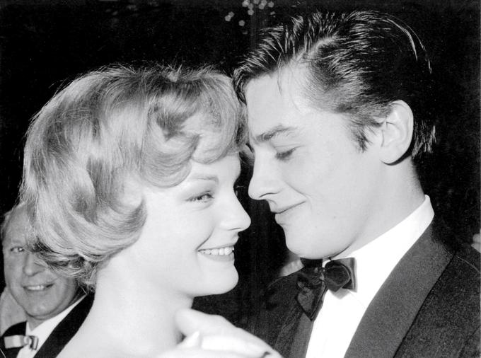 Romy Schneider in Alain Delon leta 1959 | Foto: Guliverimage