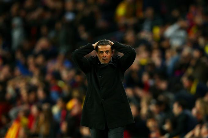 Luis Enrique je po 39 tekmah spet okusil grenkobo poraza. | Foto: 