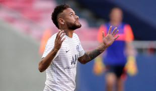 Neymar zaradi poškodbe na prisilni počitek