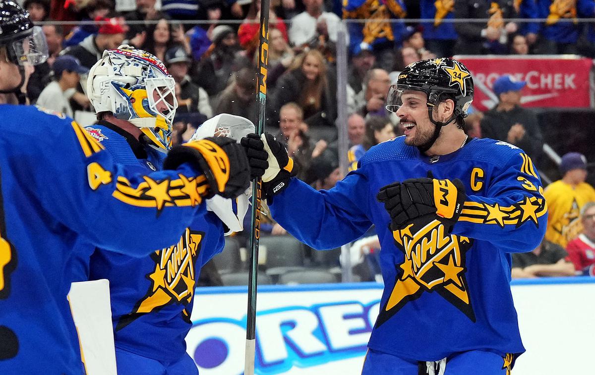 Auston Matthews All-Star | Zmagala je ekipa Austona Matthewsa. | Foto Reuters