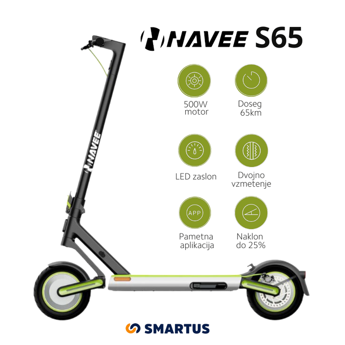 Navee električni skiro S65 | Foto: Smartus d.o.o.