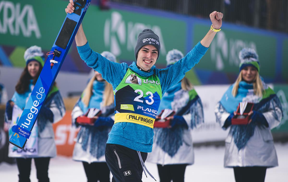 Timi Zajc | Timi Zajc je sezono končal z zmago na letalnici bratov Gorišek.  | Foto Grega Valančič/Sportida