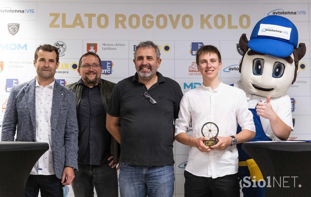 Zlato Rogovo kolo 2021 - Tadej Pogačar, Eugenija Bujak, Kristjan Hočevar