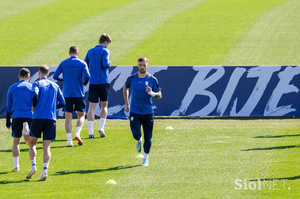 Trening Slovenska nogometna reprezentanca Brdo