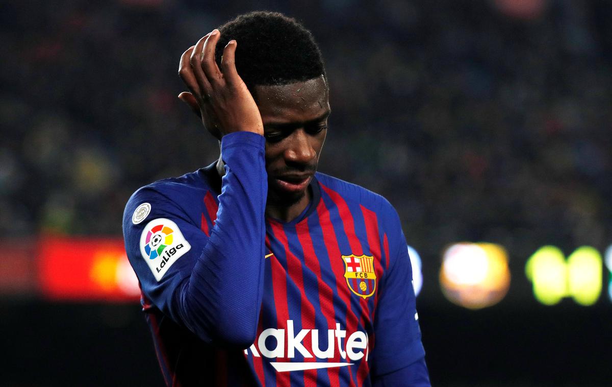 Ousmane Dembele | Ousmane Dembele ne bo mogel pomagati soigralcem vsaj pet tednov. | Foto Reuters