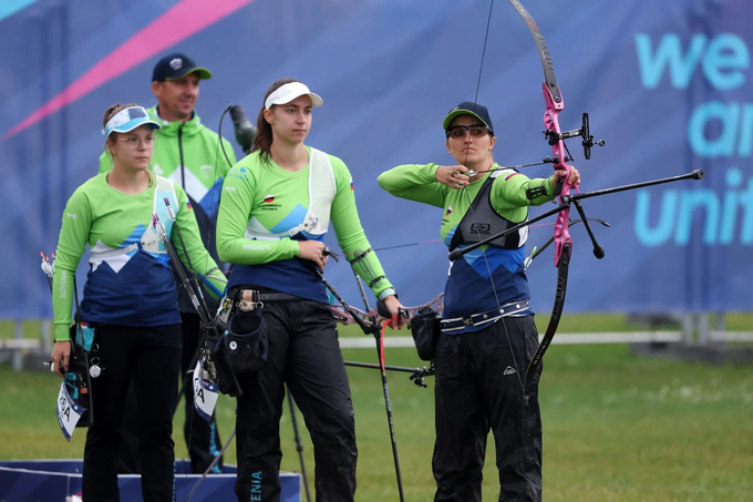  Žana Pintarič, Urška Čavič in Ana Umer. | Foto: Aleš Fevžer/OKS