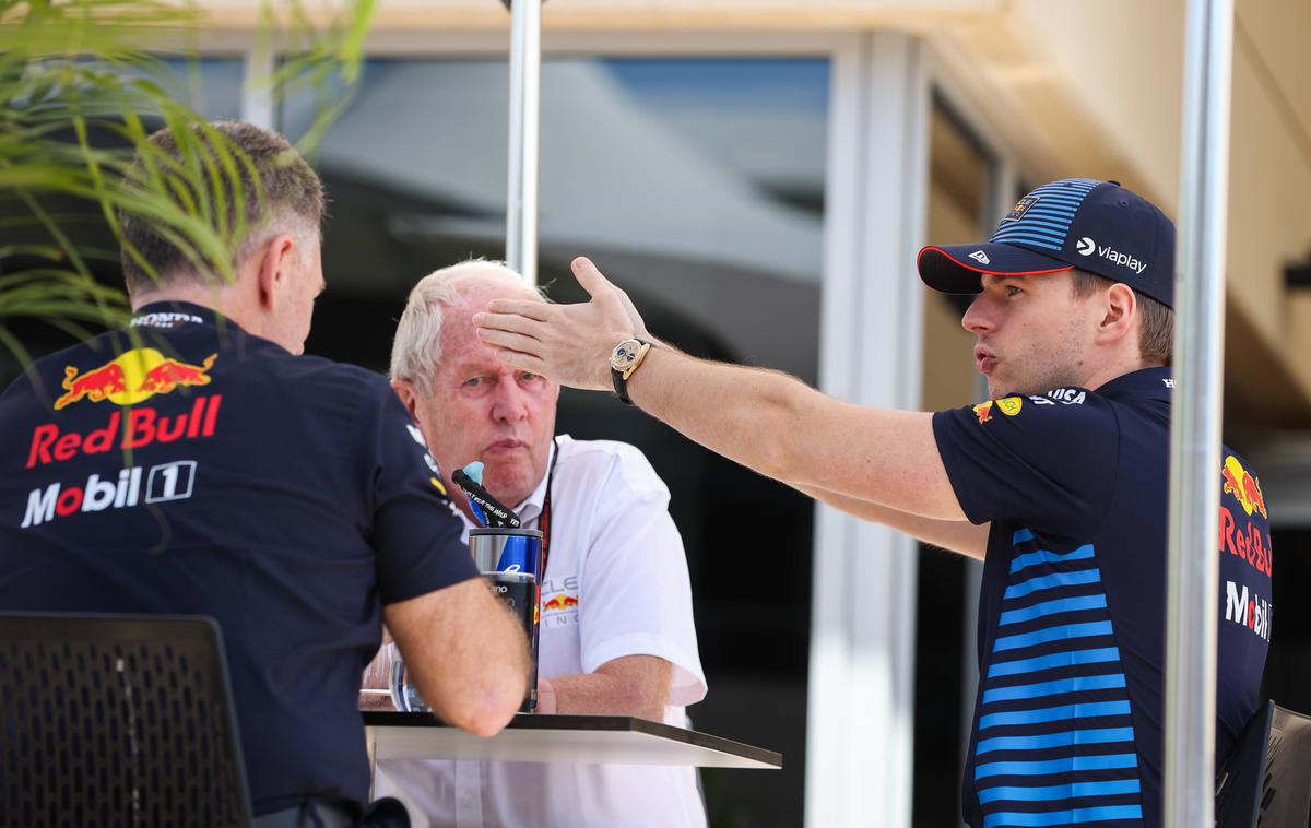 Max Verstappen Helmut Marko | Max Verstappen je povsem predan Helmutu Marku, njegov suspenz pa bi stvari dejansko lahko zapletel. | Foto Guliverimage