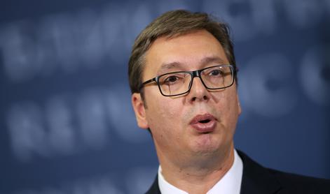 Vučić se v Bruslju ne bo sestal s Thacijem