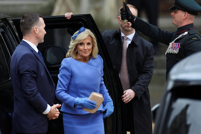 Prva dama ZDA Jill Biden je na kronanju zastopala svojega moža, ameriškega predsednika Joeja Bidna. | Foto: Reuters