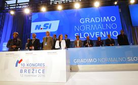 NSI, kongres, Ljudmila Novak, Lojze Peterle