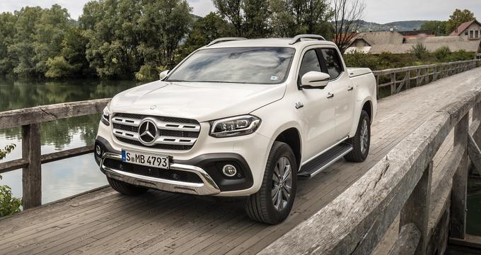 Mercedes je v Sloveniji naredil tudi mednarodno predstavitev za X z vgrajenim šestvaljnim motorjem. | Foto: Mercedes-Benz