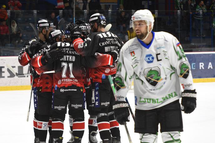 Orli Znojmo HK Olimpija | Olimpija je na gostovanju v Znojmu izgubila po podaljšku. | Foto Kamila Chmel