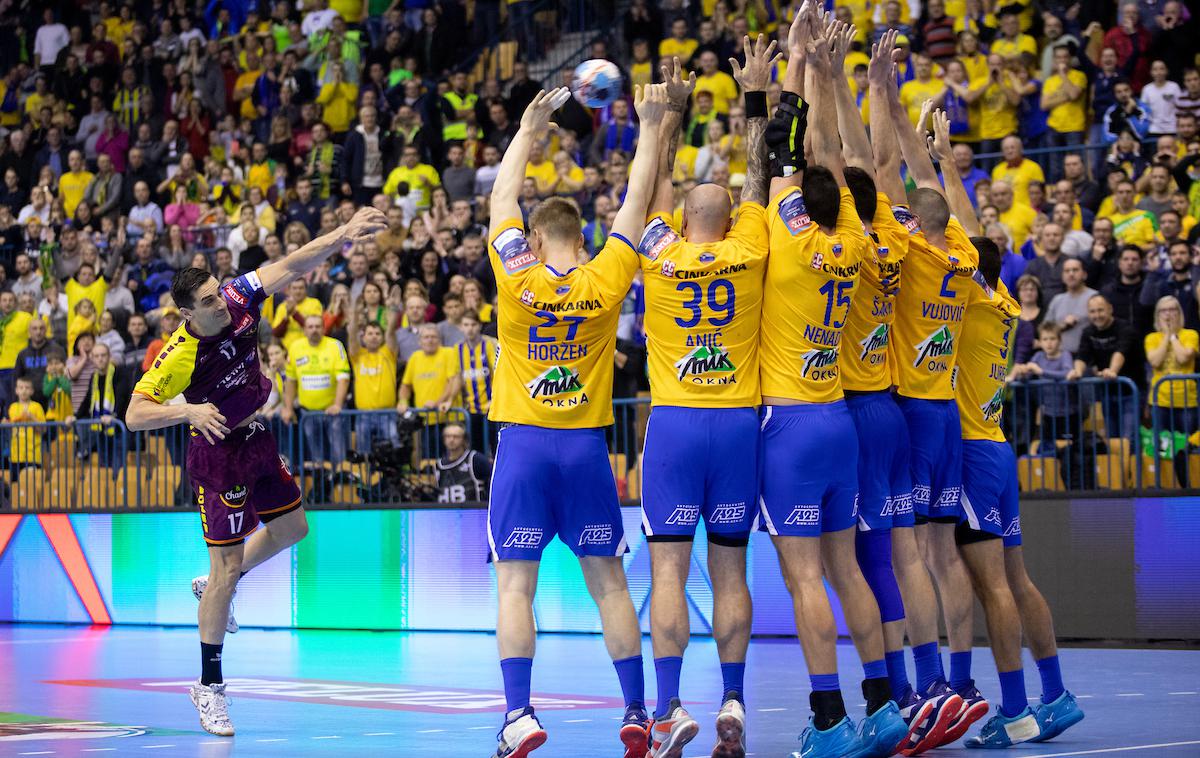 RK Celje Pivovarna Laško vs Nantes EHF liga prvakov | Celjani so v Zlatorogu odigrali zadnjo tekmo v ligi prvakov v tem koledarskem letu. Z Nantesom so remizirali. | Foto Urban Urbanc/Sportida