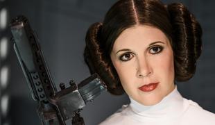 Kaj si je Carrie Fisher v resnici mislila o figah princese Leie