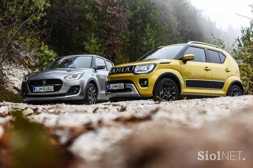 Suzuki swift in suzuki ignis 4x4