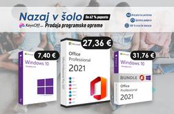 Windows 10 za 7,40 evra in dosmrtna licenca za Microsoft Office za 27,36 evra v Keysoffovi veliki razprodaji