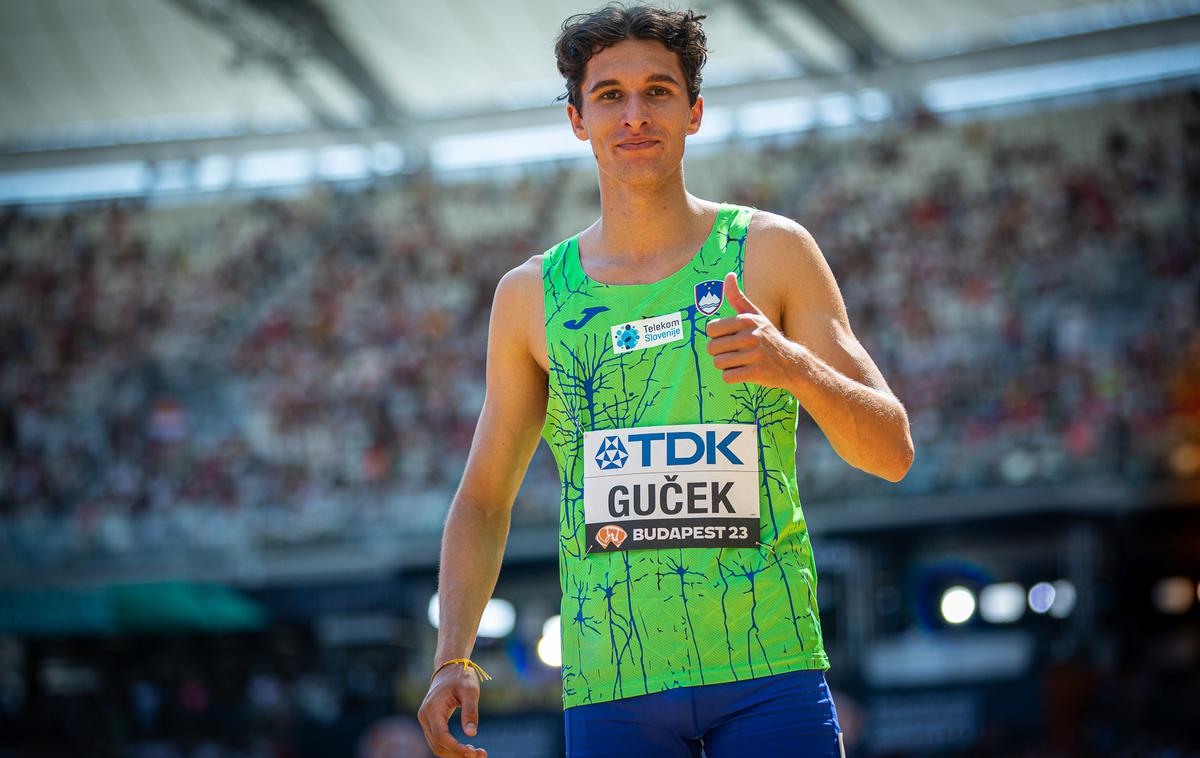 Matic Ian Guček | Matic Ian Guček je za 15 stotink zgrešil polfinale svetovnega prvenstva v Budimpešti. | Foto Peter Kastelic/AZS