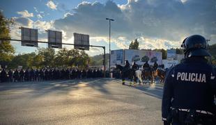 Policija: Zbiranje ljudi na shodu je lahko dodatno tveganje za zdravje