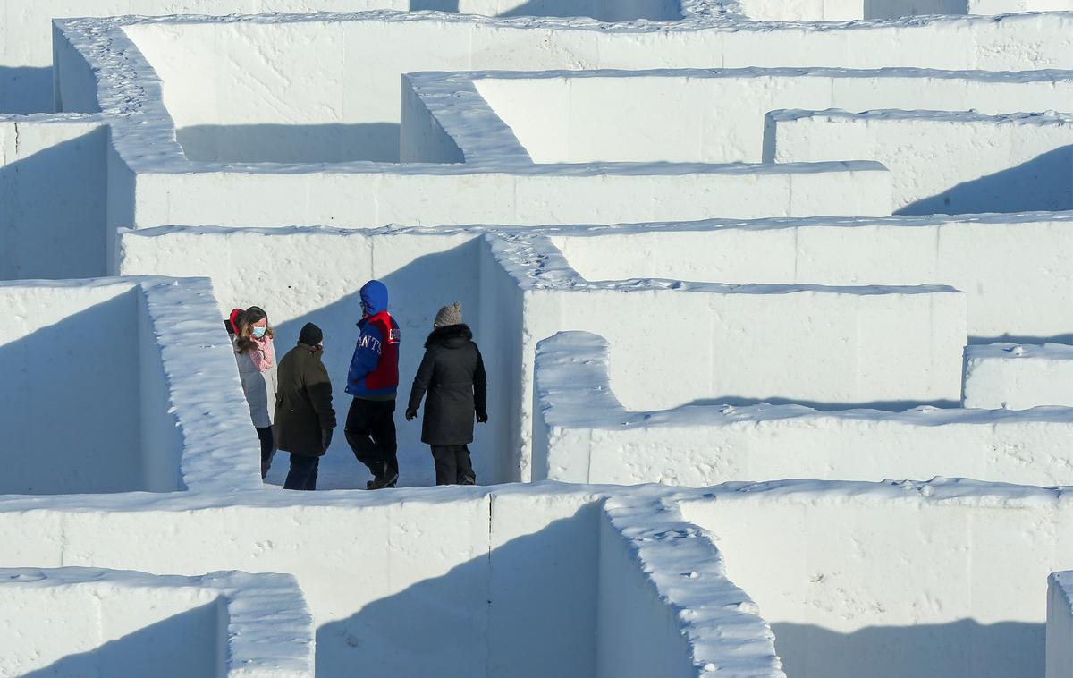 snežni labirint | Foto Reuters