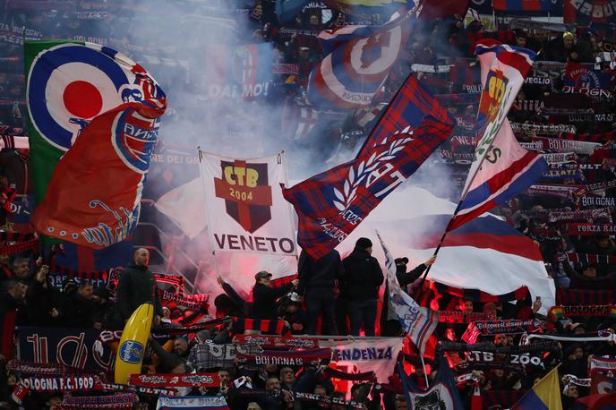 Bologna navijači | Navijači Bologne, ki jo vodi Thiago Motta, so videli novo zmago svojih ljubljencev. | Foto Reuters