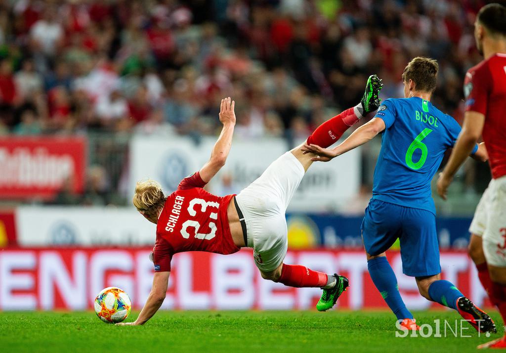 slovenska nogometna reprezentanca Avstrija Celovec kvalifikacije Euro 2020