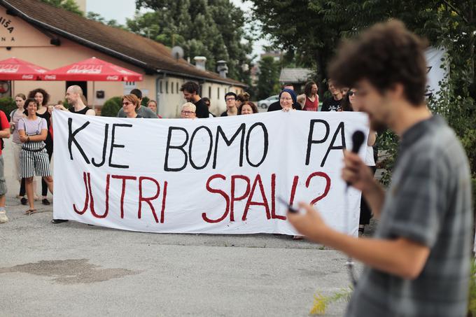 protest Kje bomo pa jutri spali?, stanovanje | Foto: STA ,