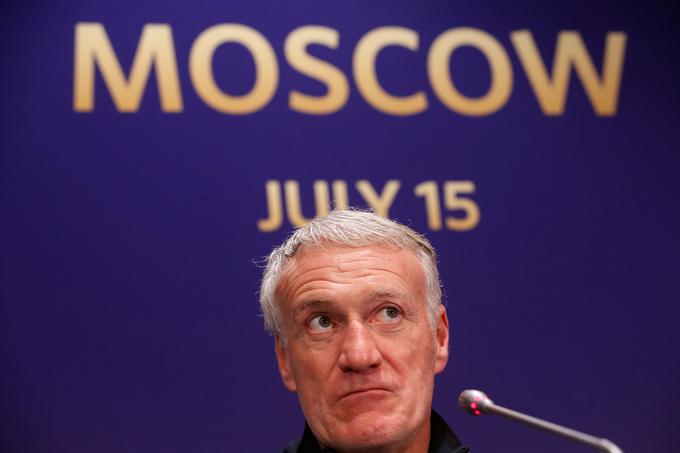 Didier Deschamps lahko postane tretji človek z naslovom svetovnega prvaka v vlogi igralca in selektorja. | Foto: Reuters