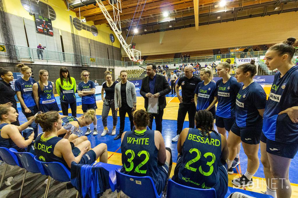 ŽKK Cinkarna Celje, ŽKD Akson Ilirija, pokal članic, ženska košarka