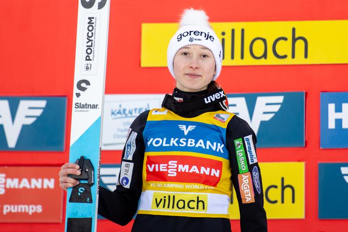 Nika Prevc je na obeh zadnjih tekmah v Beljaku stala na zmagovalnem odru.  | Foto: Guliverimage