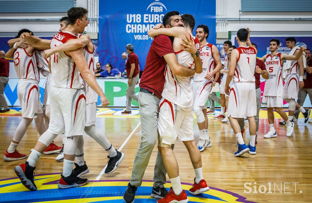 Fiba EP U18: Slovenija - Turčija polfinale