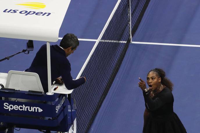 Serena Williams | Serena Williams bo za svoje vložke v finalu OP ZDA plačala denarno kazen. | Foto Guliver/Getty Images