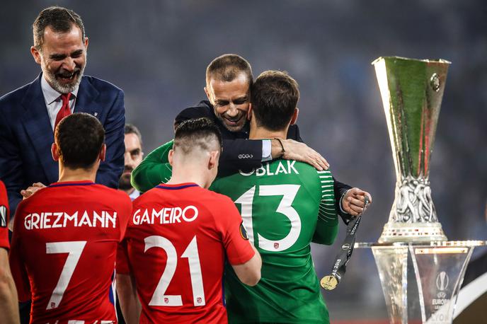 Jan Oblak, Aleksander Čeferin | Foto Getty Images