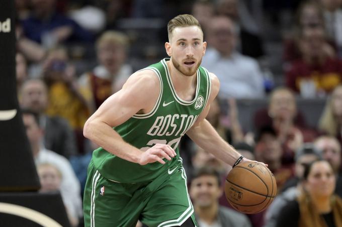 Gordon Hayward nima sreče z zdravjem. Leta 2017 je moral zaradi zloma gležnja počivati kar leto dni. | Foto: Reuters