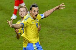 Ibrahimović na tekmi ob odprtju s Hrvaško