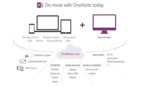 Microsoftov OneNote odslej brezplačen in na voljo uporabnikom Macov