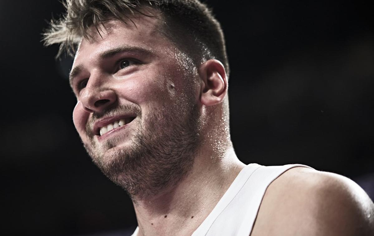 Slovenija : Litva slovenska košarkarska reprezentanca Eurobasket 2022, Luka Dončić | Luka Dončić je blestel na petkovem treningu v Kölnu.  | Foto FIBA