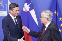 Borut Pahor in Jean-Claude Juncker