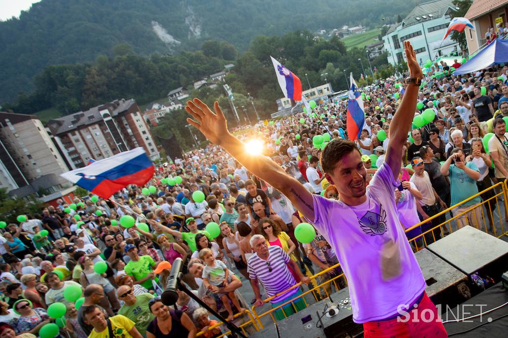 Primož Roglič sprejem Zagorje