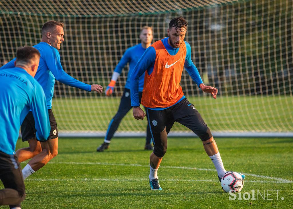 Slovenska nogometna reprezentanca Trening