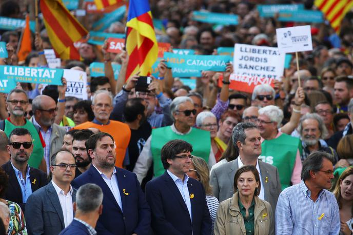 Katalonija, protest 21.10.2017 | Foto Reuters