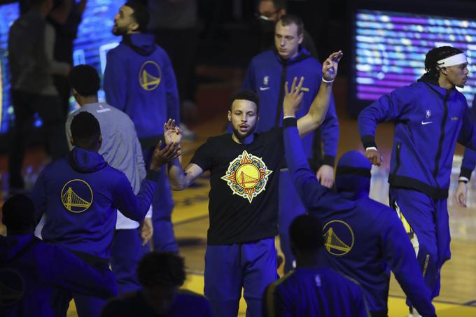 Stephen Curry je dosegel 27 točk. | Foto: Guliverimage/Vladimir Fedorenko