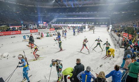 Biatlonci letos ne bodo dirkali na nemškem nogometnem stadionu