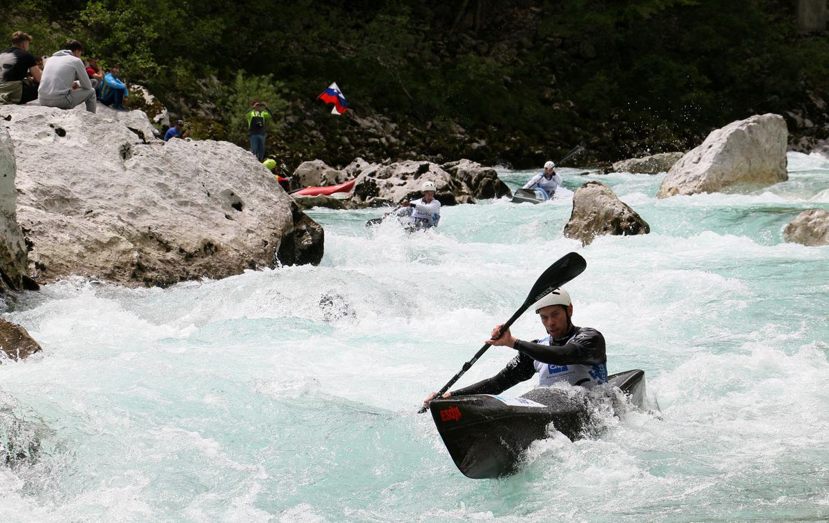 Ekipni spust | Slovenski kajakaši so osvojili srebro v ekipni tekmi klasičnega spusta. | Foto Nina Jelenc