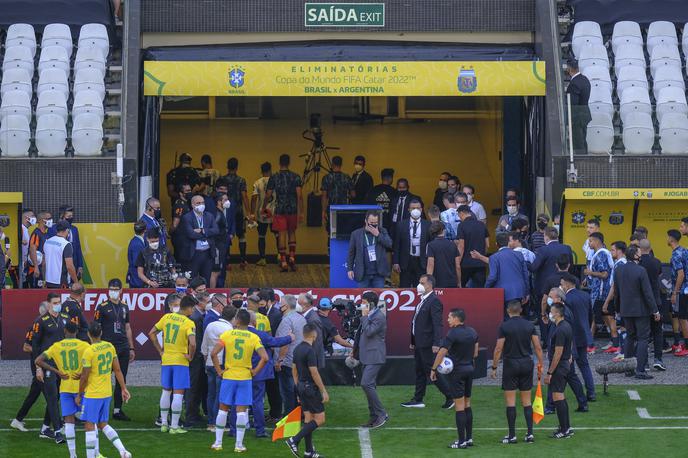 Argentina Brazilija | Obračun med Brazilijo in Argentino je zaradi kršenja covid protokolov nekaterih Argentincev odpovedan. | Foto Guliverimage