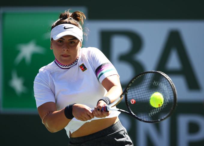 Bianca Andreescu se je že uvrstila v polfinale. | Foto: Gulliver/Getty Images