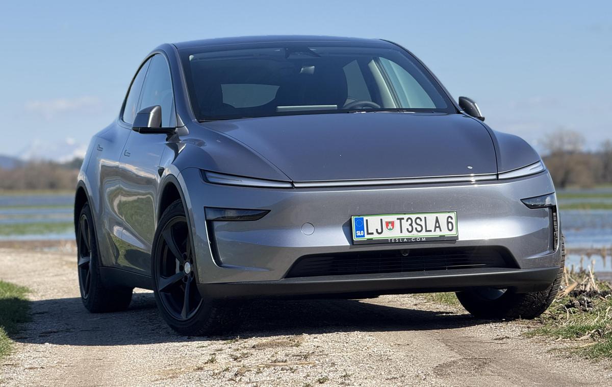 Tesla model Y | Po prenovi je sprednji del modela Y bistveno bolj vpadljiv in moderen. | Foto Gregor Pavšič